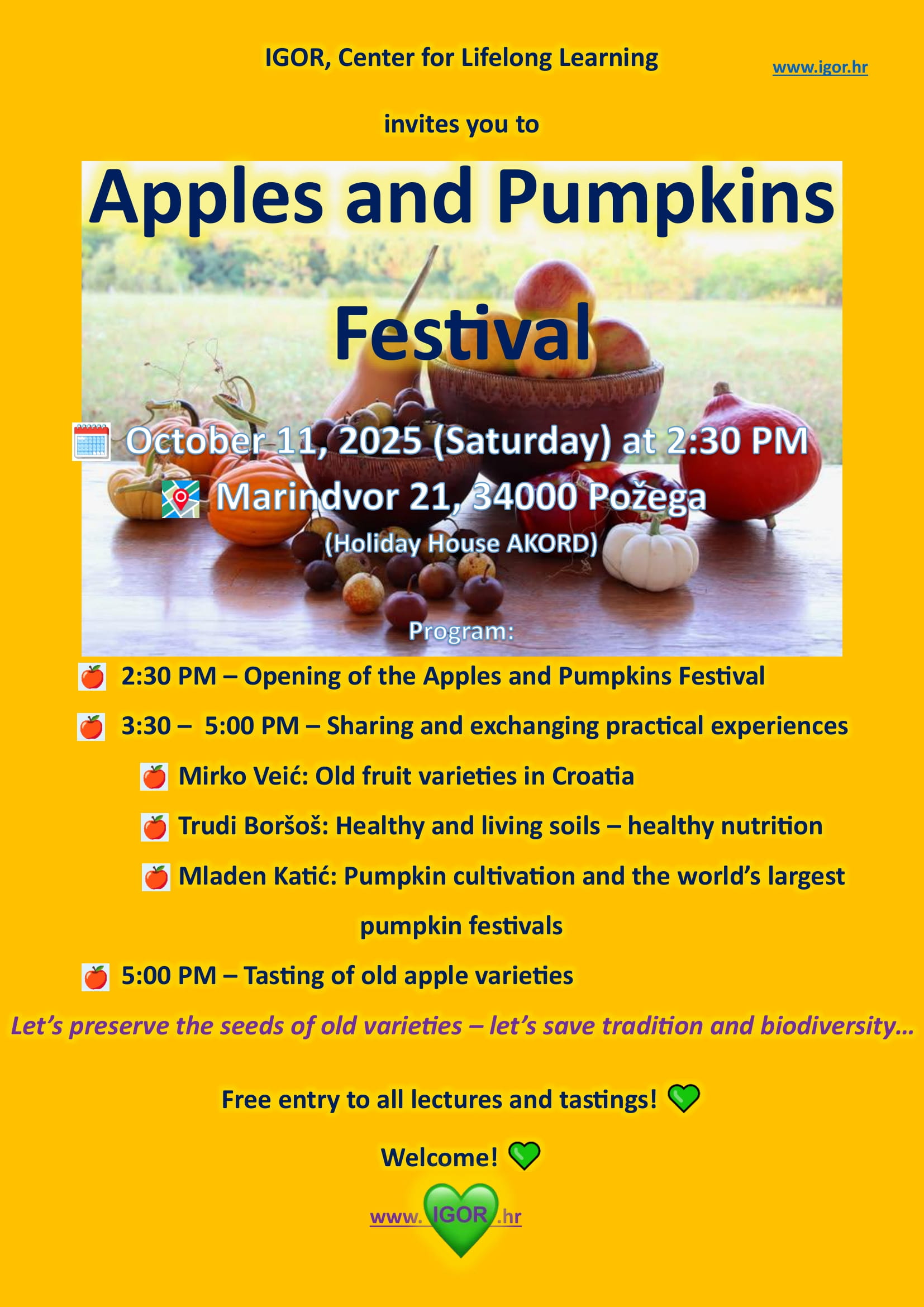Festival jabuka i bundeva 11.10.2025. eng.version